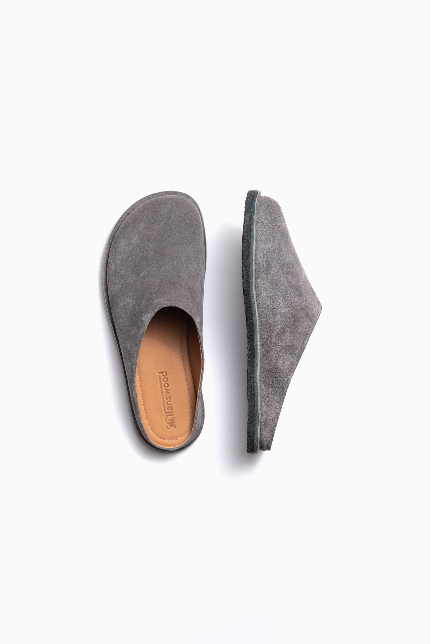 Клоги<br><small> Серый ойл-велюр </small>